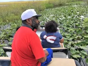 airboat in everglades
