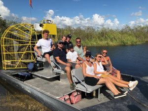 Airboat In Everglades Miami